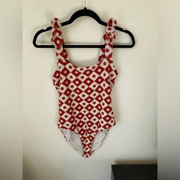 Beach Riot Women’s Marie One Piece Swimsuit in Desert Sun Size M Vacation - Picture 2 of 7